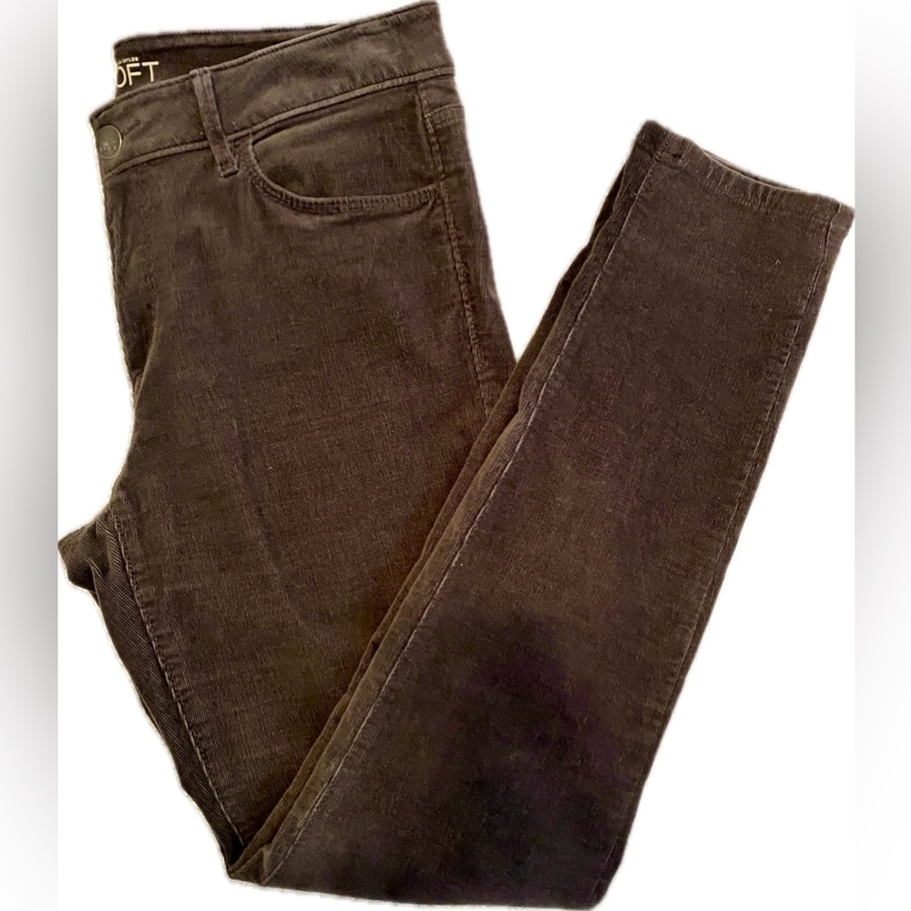 Grey baby whale cord pants